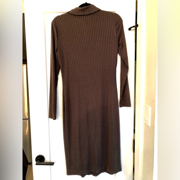 NWT Sanctuary Bodycon rib midi Dress in Java - Picture 6 of 6